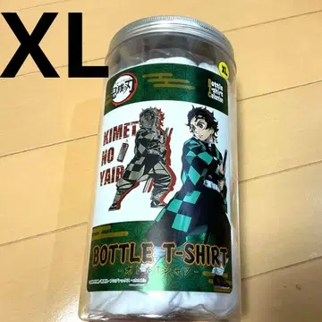 [ 미사용 새상품 ] 귀멸의 칼날 보틀 T셔츠 XL 카마도 탄지로