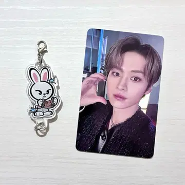 StrayKids EXHIBITION 아크릴 키링 트레이딩 카드 리노