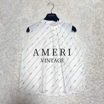 새상품급 레어 아메리빈티지 AMERI 로고 셔츠 탑