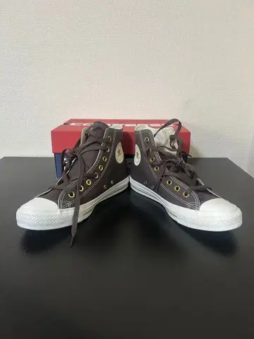 Converse 브라운 하이컷 스니커즈