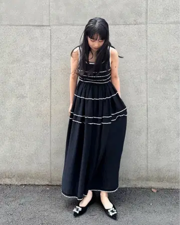 bibiy TALLULAH SUNDRESS 원피스 블랙