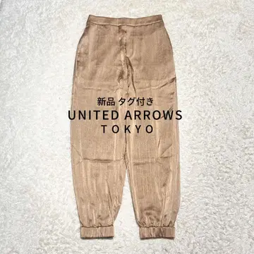 새상품 UNITEDARROWS 새틴 조거 팬츠 정가 1.8