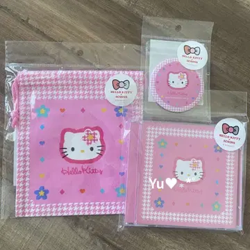 카오하나 키티 쓰리코인즈 씰, 복조리, 거울 3종 세트