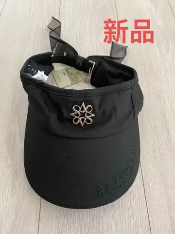 새상품 세인트앤드류스 블랙 리본 선바이저 리본 탈부착 가능