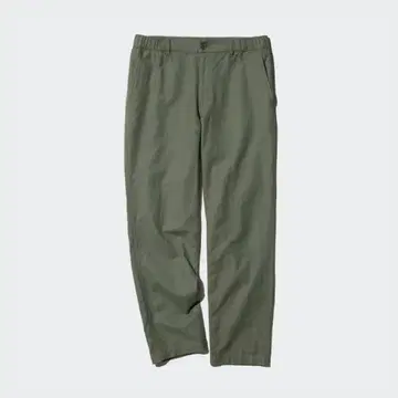 택 포함 새상품 UNIQLO 린넨 블렌드 이지 팬츠 OLIVE S size