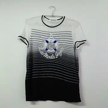 택 포함 새상품 GKITALIYA 이타리야 반팔 T셔츠 마린 모티브