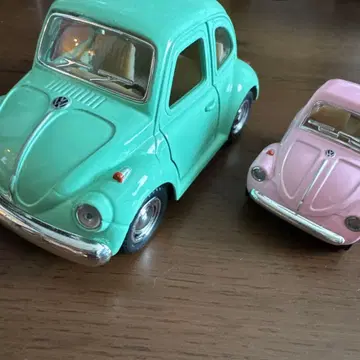 Volkswagen 비틀 미니카 2대 세트