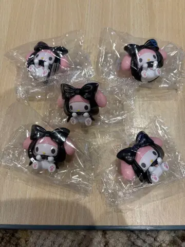 산리오 발레 리본 피규어 마이멜로디 5개 세트