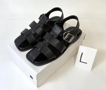 미사용 이볼 구르카 샌들 블랙 L 관7522