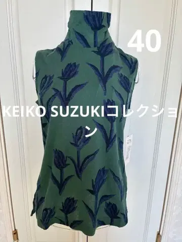 KEIKO SUZUKI COLLECTION 슬리브리스 티셔츠