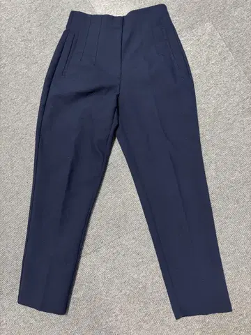 ZARA 하이웨스트 테이퍼드 팬츠 2세트 네이비 블랙