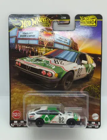 MATTEL HOTWHEELS BOULEVARD JBL16 ALFA ROME GTV6 3.0 120