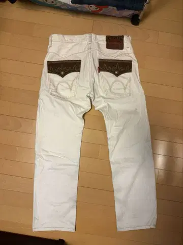 EDWIN Exclusive Vintage 데님 팬츠 화이트