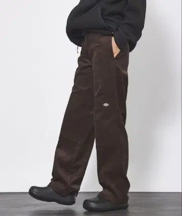 Dickies 코듀로이 더블니 워크 팬츠 브라운 28
