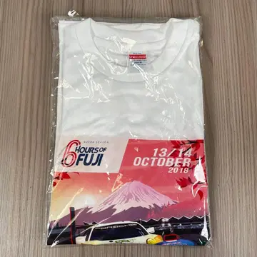 미개봉 2018 WEC 후지 6시간 레이스 공식T셔츠 포르쉐 화이트 L사이즈
