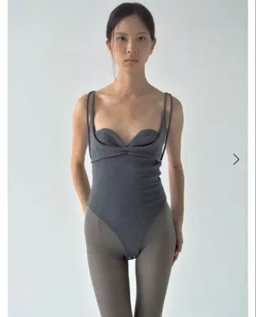 CARO CHIA /MAIUR GREY BODYSUIT
