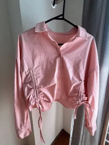 AZULby moussy/프론트 개더 셔츠