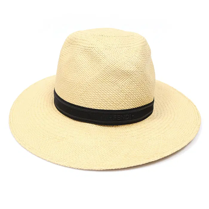 Fendi(펜디) 천연 토킬라 스트로 파나마햇 CO23957FD
