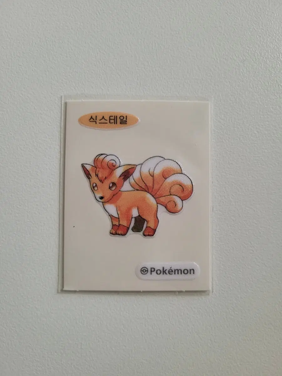 포켓몬스터 식스테일 띠부씰