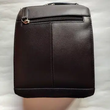 남성용 가죽 숄더백 블랙
