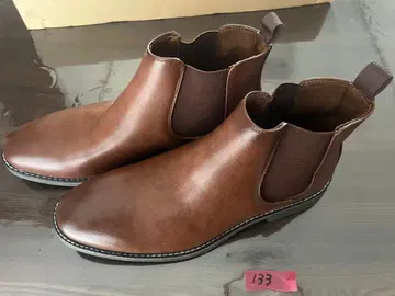 배송비 포함 사이드 고어 부츠 브라운 사이즈 28.0cm 남성용 정리 NO-133
