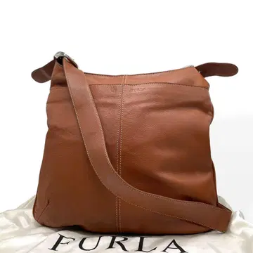 새상품급 FURLA 훌라 숄더백 가죽 브라운 사선 수납 가방