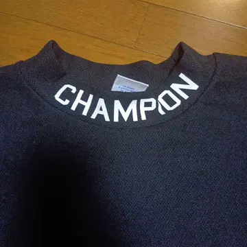 Champion 골프웨어 남성용 모크넥 셔츠 블랙 시착만 한 상품
