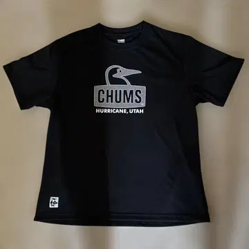 CHUMS T셔츠 블랙