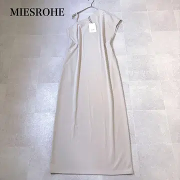택 포함 새상품 미슬로에 원숄더 코쿤 원피스 아지메 롱 [ M ]