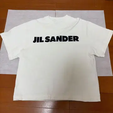 JIL SANDER 로고 프린트 T셔츠 화이트