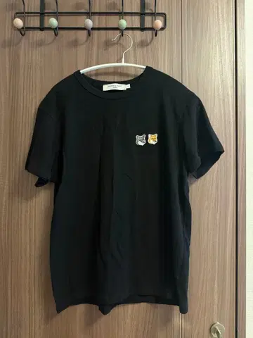 메종 키츠네 더블 폭스 티셔츠 여성용 남성용