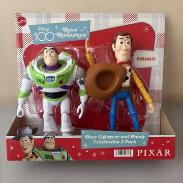[ Disney100 한정판 ] 토이 스토리 버즈 라이트이어 & 우디 세트