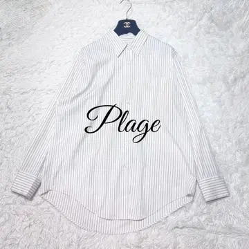컨디션 최상 플라주 Plage nuance stripe 셔츠 정가 2.5
