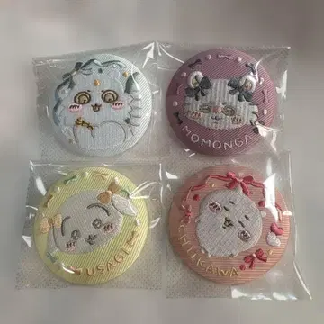 치이카와 자수 캔뱃지 비스킷 2