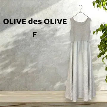 [ OLIVE des OLIVE ] [ F ] 슬리브리스 롱 원피스