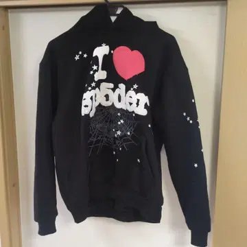 SP5DER 후드티 블랙