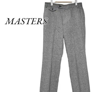 [ 새상품급 ] MASTERS 마스터즈 골프 팬츠 센터 프레스 울 혼방