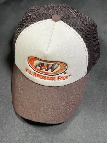 A&W All American Food 메쉬 캡 브라운