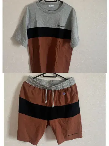 챔피온 셋업 반팔 숏팬츠