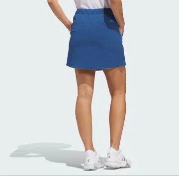 adidas 여성용 골프 스커트 블루 L