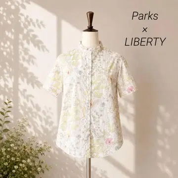 LIBERTY 리버티 Parks 상의 셔츠 꽃무늬 내추럴