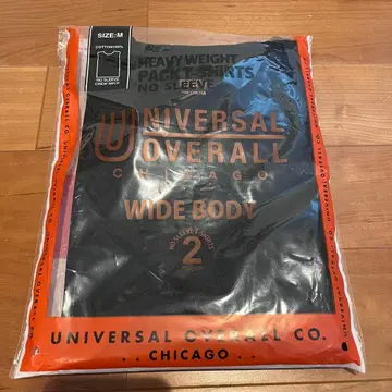 미개봉 새상품 UNIVERSAL OVERALL 슬리브리스 2장 SET 블랙