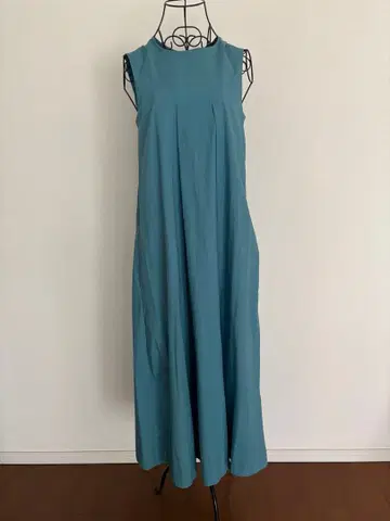 claudiemood 터콰이즈 블루 민소매 원피스
