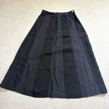 T827 ATSURO TAYAMA 플레어 스커트 롱 블랙 M