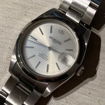 SALVECCHIO Italy 자동 와인딩 시계 레어 작동