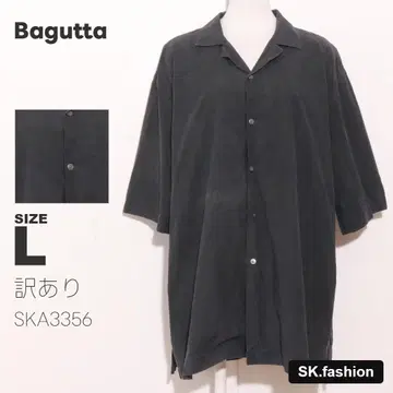 하자품 Bagutta 상의 롱셔츠 오버사이 소매 슬릿 심플