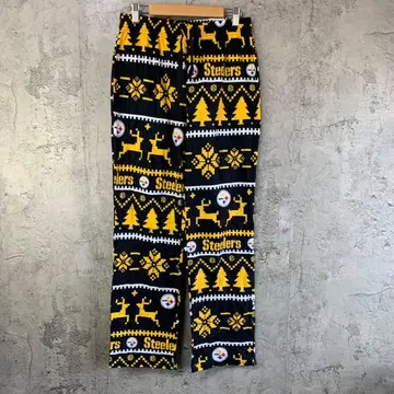 B3920 구제 의류 패턴 팬츠 파자마 팬츠 블랙 90s Y2K