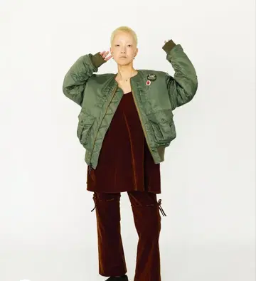 브라운 벨로아 셋업 슬리브리스 팬츠