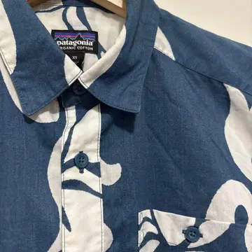 patagonia 반팔 하와이안 셔츠 XS 꽃무늬