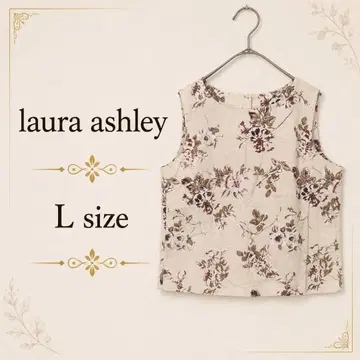 laura ashley 로라 애슐리 슬리브리스 꽃무늬 베이지 L